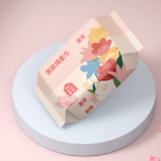 惠寻 京东自有品牌 亲肤珍珠纹绵柔巾 干湿两用40抽/包