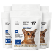 lorde里兜猫砂豆腐混合猫砂6G蒙沸石长效除味易洁团2.5kg×6袋
