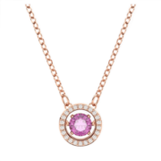 施华洛世奇（SWAROVSKI）【品牌官方直售】施华洛世奇跳动的心 SPARKLING DANCE 项链女 紫色 5620551