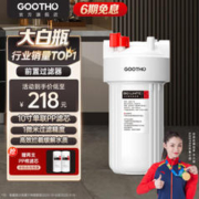 GOOTHO 全屋家用大蓝瓶 自来水中央过滤器 除余氯阻垢前置过滤净水器 大白瓶10寸