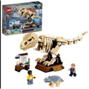 LEGO 乐高 欧洲直邮Lego乐高儿童积木玩具黄色侏罗纪世界系列霸王龙化石