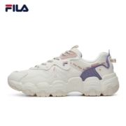 FILA 斐乐女鞋猫爪鞋3代老爹鞋休闲运动鞋缓震厚底慢跑鞋FLUID Ⅲ 奶白-GD 38