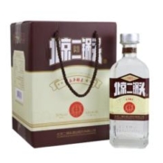 YONGFENG 永丰牌 北京二锅头 清香型白酒 醇柔50度纯粮酒 永丰二锅头 整箱装白酒 50度 500mL 6瓶 醇柔