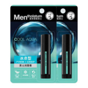曼秀雷敦 男士天然冰凉户外型润唇膏滋润保湿补水唇膏男 2支装