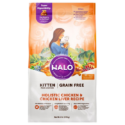 自然光环（HALO IN CHINESE）猫粮幼猫通用无谷低敏调理软便英短布偶幼猫粮 纯鲜鸡肉10磅/4.54kg