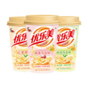 XIZHILANG 喜之郎 优乐美奶茶杯装乌龙茶红茶奶茶椰果速溶多口味冲饮下午茶整箱30杯