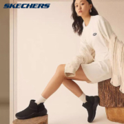 Skechers 斯凯奇 144279 女款2023秋冬反毛皮中筒雪地靴 3色