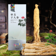 【品牌直发】长白山人参 精选全须生晒参干人参整支 煲汤泡水泡酒材料富含人参皂苷健康礼品 干人参10g*2盒送礼袋