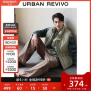 UR 2023男装潮牌高街工装设计感休闲风保暖立领羽绒马甲UMU130003