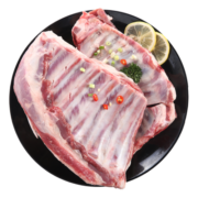 东来顺 草原羔羊原切带骨羊排 1kg/袋(冷冻) BBQ烧烤炖煮羊肋排 内蒙古