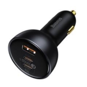 BASEUS 倍思 TZCCZM-0G 车载充电器 黑色