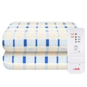 彩虹电热毯双人电褥子（长1.8米宽1.5米）无纺布自动断电三档调温除螨