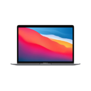 京东百亿补贴：Apple 苹果 MacBook Air 2020款 M 1 芯片版 13.3英寸 轻薄本 深空灰（M 1、核芯显卡、8GB、256GB SSD、2 K、IPS）