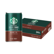 星巴克（Starbucks）星倍醇 黑醇摩卡180ml*24罐 浓咖啡饮料(新老包装随机发货)