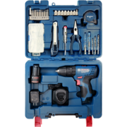 博世（BOSCH）GSB 120 12V锂电电动螺丝刀冲击钻工具箱套装（84附件+手动工具）