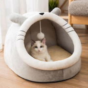 梵都宠舍 猫窝冬季保暖封闭式猫屋别墅四季通用加厚猫狗窝猫咪猫垫子