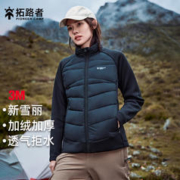 Pioneer Camp 拓路者 3M新雪丽棉服女秋冬季户外防风保暖棉衣休闲宽松外套棉袄加厚立领 黑色 L