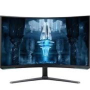 SAMSUNG 三星 S32BG854NC 32英寸 曲面 FreeSync 显示器（3840×2160、240Hz、95％DCI-P3、HDR2000）