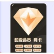 百度网盘 超级会员 2月卡