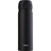膳魔师（THERMOS）保温杯男女不锈钢水杯子大容量保冷防漏弹盖学生情侣杯JNL系列 磨砂黑(502-ALB) 500ml