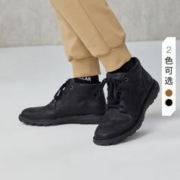 CAT 卡特彼勒 秋冬款男士牛皮革橡胶底舒适出行户外耐磨休闲时尚百搭工装靴低靴