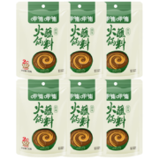 京东百亿补贴:呷哺呷哺 火锅蘸料120g*6袋