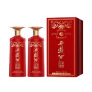 西凤酒 52度凤香型白酒 红色西凤 500mL*2瓶 礼盒