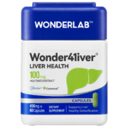 WONDERLAB奶蓟草护肝胶囊 排毒净肝胶囊60粒 进口水飞蓟护肝片 熬夜小魔方 加班熬夜必备