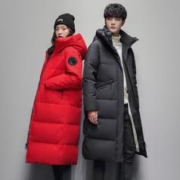 雪中飞 时尚休闲系列2023秋冬H直筒版型保暖情侣工装长款羽绒服