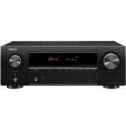 天龙（DENON）AVR-X550BT 音响 音箱 家庭影院 5.2声道AV功放机 支持 4K 杜比 DTS USB 蓝牙 进口 黑色