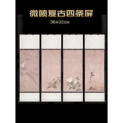 志道堂 宣纸空白挂轴定制微喷做旧卷轴半生半熟复古条屏书法卷轴竖款清仓