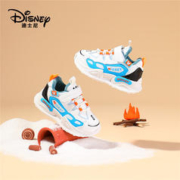 Disney 迪士尼 童鞋男童棉鞋加绒保暖运动鞋冬季儿童加厚二棉鞋潮休闲鞋DS5386810白蓝26