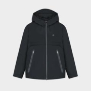 FILA 斐乐 男装时尚简约流行百搭男式羽绒服男基础保暖日常连帽羽绒服