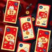 轩朵 人见人爱龙年红包创意可爱春节利是封儿童快乐卡通红包袋新年2024