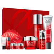 玉兰油（OLAY）大红瓶15件护肤品套装礼盒（面霜+眼霜+洗面奶+爽肤水）生日礼物