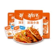 再降价：JINZAI 劲仔 深海小鱼豆干鹌鹑蛋零食大礼包 鱼仔30包+魔芋爽30包