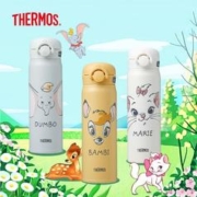 THERMOS 膳魔师 卡通不锈钢保温杯 小鹿Bambi JNR-502-BBBR 500ml 黄色
