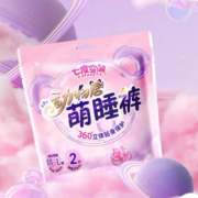 2日20点、限4000件、聚划算百亿补贴：七度空间 安睡裤动物君裤型卫生巾 6条