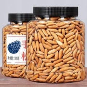 每果时光 大罐手剥巴西松子500g新货散装大颗粒阿富汗坚果零食