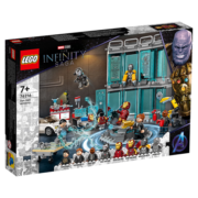 乐高（LEGO）积木超级英雄76216钢铁侠战甲库7岁+男孩女孩儿童玩具圣诞礼物