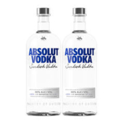 88VIP会员：绝对伏特加 原味 500ml*2瓶