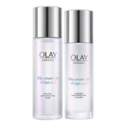 OLAY 玉兰油 小白瓶精华液美白水乳6件护肤品套装礼盒(乳液+爽肤水)圣诞礼物