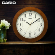 CASIO 卡西欧 挂钟 IQ-126 复古简约客厅壁挂时钟 石英钟表 IQ-126-5PF