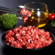 知尝 原切现剁牛肉馅/1斤 肥瘦2：8 牛肉堡/牛肉丸/牛肉饺子材料