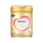 飞鹤超级飞帆臻爱倍护2段较大婴儿配方奶粉(6-12月龄) 900g罐装