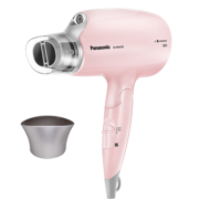 松下（Panasonic）高速吹风机纳诺怡护发家用恒温大功率电吹风折叠便携冷热风速干吹风筒生日情人节礼物送男女友 EH-WNA3B 粉色1800W