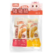 plus会员、需换购：怡芽儿童猪猪肠 烤肠香肠  经典原味+芝士2个 尝鲜装80g