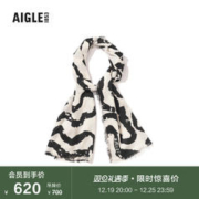 AIGLE 艾高 2023年春秋AIS23USCA004女士户外时尚印花棉质围巾