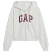 再降价：Gap 盖璞 女装碳素软磨抓绒连帽卫衣 445808