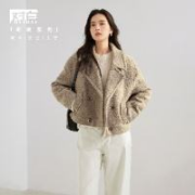 DUIBAI 对白 绒感仿羊羔毛外套 DDN046Z